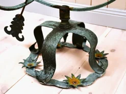 Pamono Large Swedish Garden Wrought Copper Sundial, 1950s><noscript><img width=