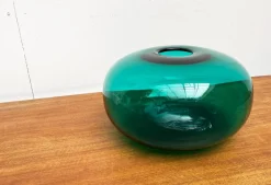 Pamono Large Swedish Stockholm Series Vase in Handmade Glass from Ikea, 1990s><noscript><img width=