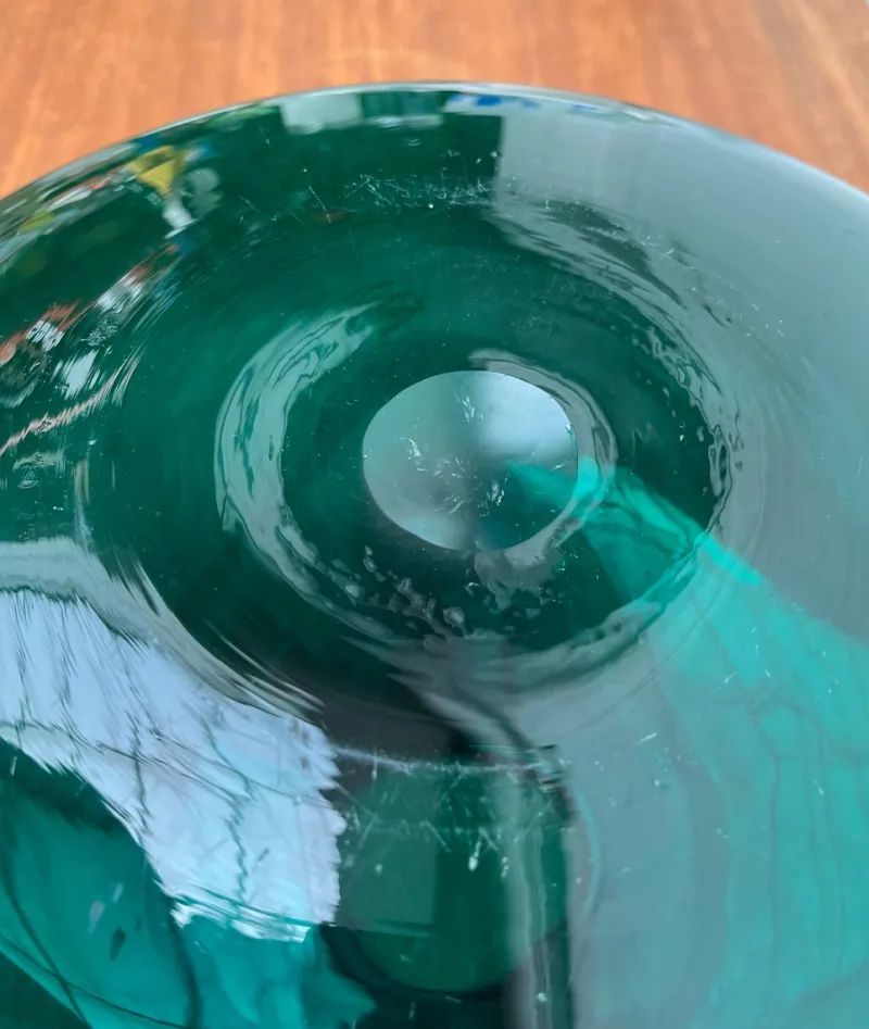 Pamono Large Swedish Stockholm Series Vase in Handmade Glass from Ikea, 1990s> Vases