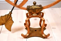 Sale Pamono Large Swedish Wrought Iron, Brass and Copper Garden Sundial, 1960s