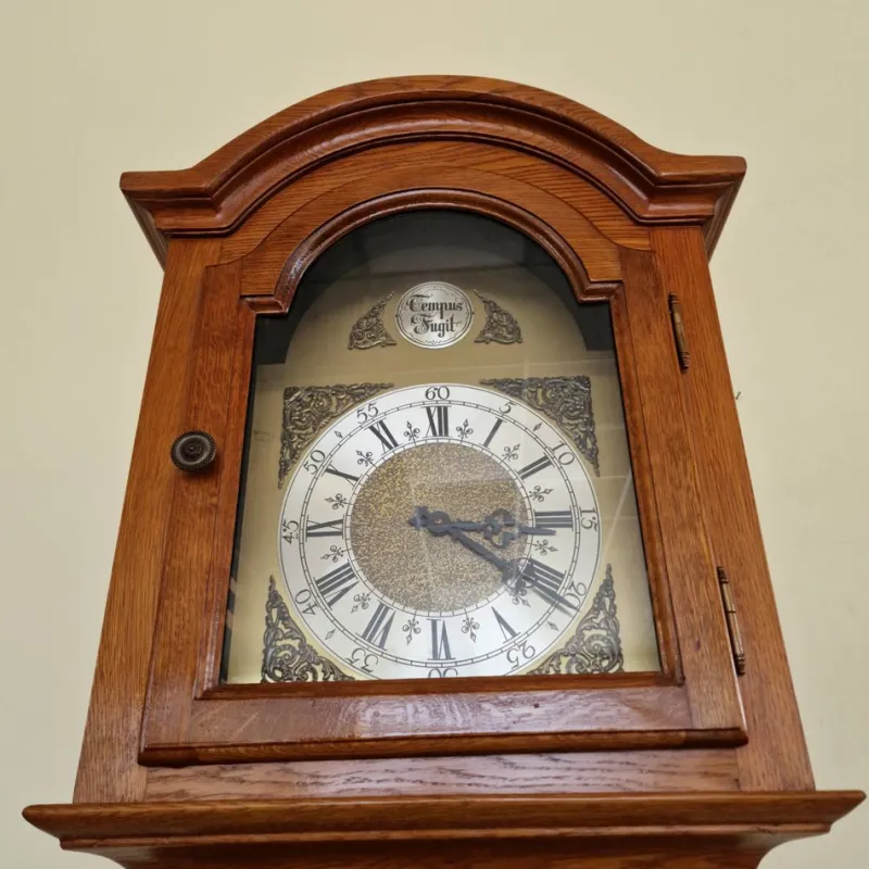 Sale Pamono Large Table Clock Tempus Fugit