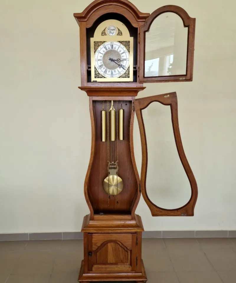 Sale Pamono Large Table Clock Tempus Fugit