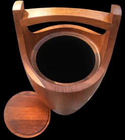Best Pamono Large Teak Ice Bucket by Jens Quuistgaard for Dansk Design, 1960s