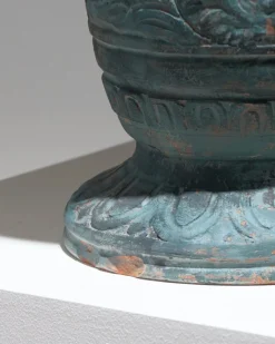Pamono Large Terracotta Vase with Mythological Decoration, 1950s><noscript><img width=