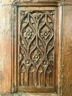 Pamono Large 16th Century French Gothic Trunk, France, 1580s><noscript><img width=