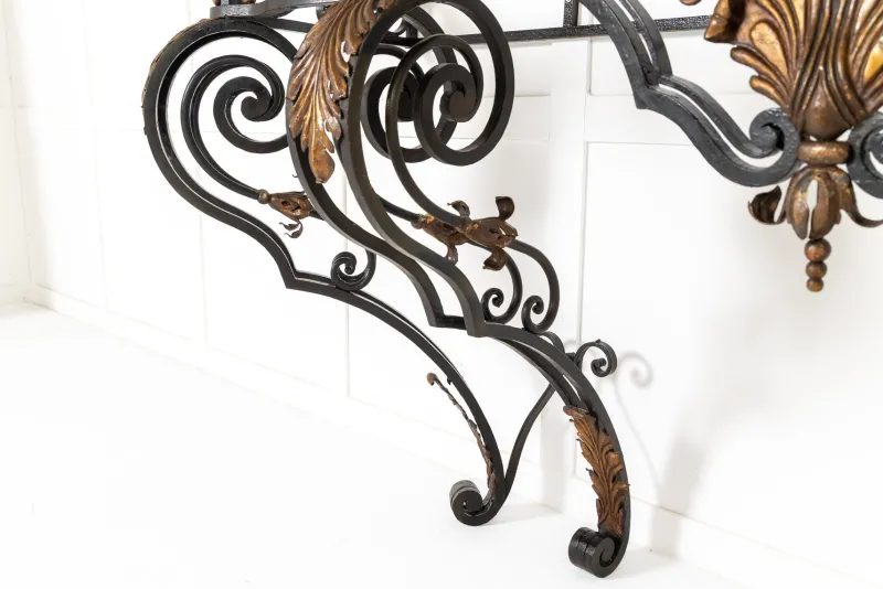 Online Pamono Large 19th Century French Wrought Iron Console