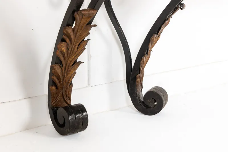 Online Pamono Large 19th Century French Wrought Iron Console