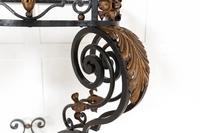 Online Pamono Large 19th Century French Wrought Iron Console