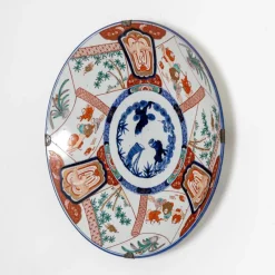 Pamono Large 19th Century Imari Porcelain Plate><noscript><img width=