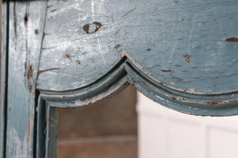Online Pamono Large 19th Century Swedish Painted Pine Fireplace Surround, 1820s