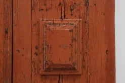 Sale Pamono Large 17th Century Terracotta Lacquered Oak Monastery Doors, Portugal, Set of 2