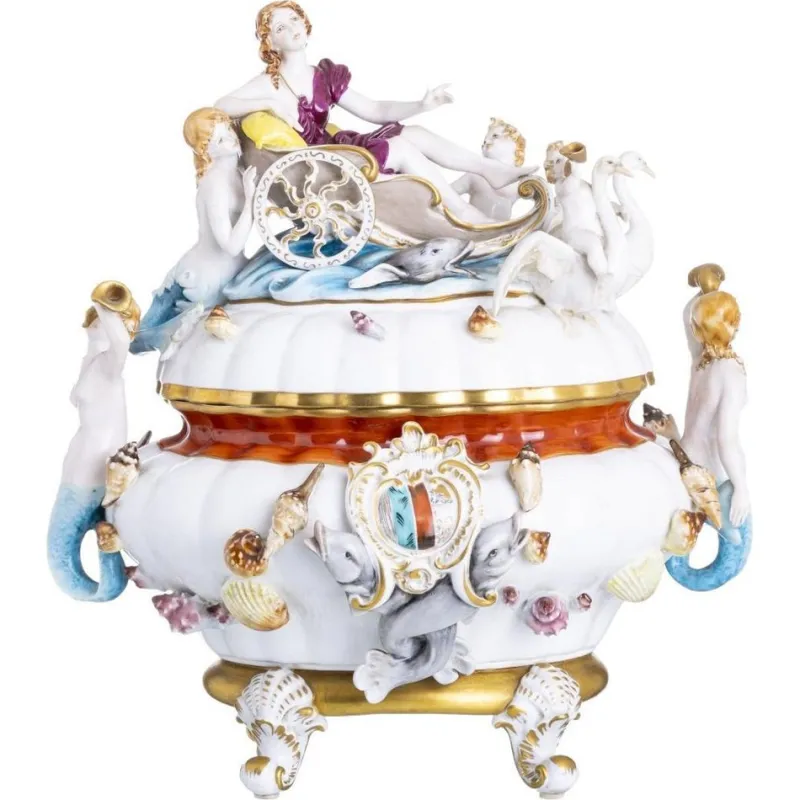 Pamono Large Tiche Tureen, 20th Century> Serving Dishes