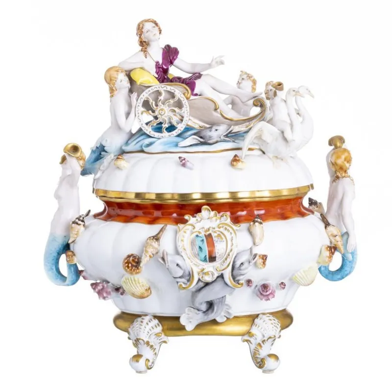 Pamono Large Tiche Tureen, 20th Century> Serving Dishes