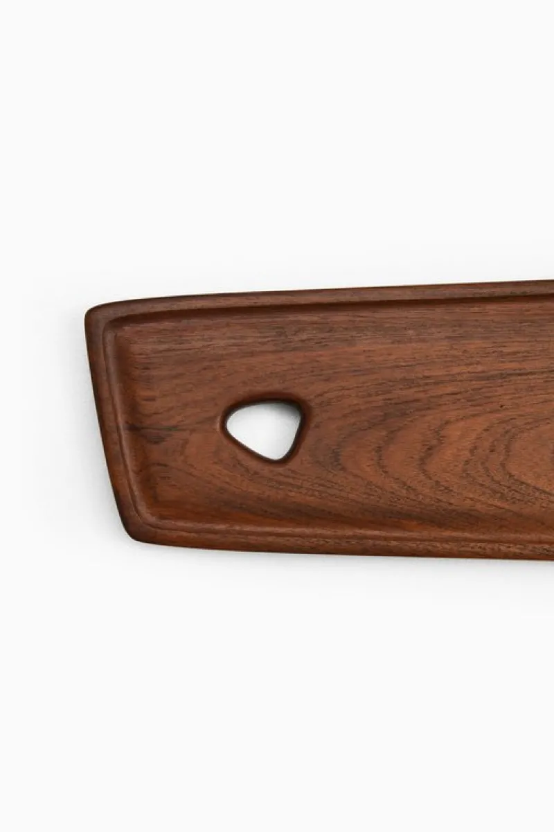 Pamono Large Tray in Teak attributed to Johannes Aasbjerg, 1950s> Trays