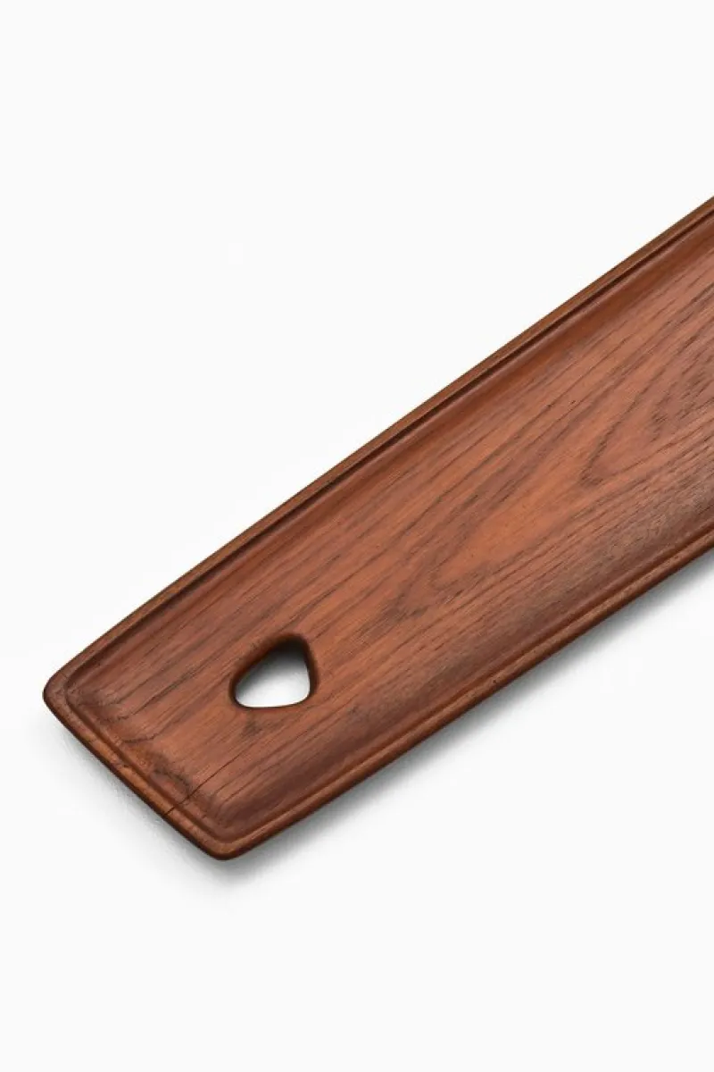 Clearance Pamono Large Tray in Teak attributed to Johannes Aasbjerg, 1950s