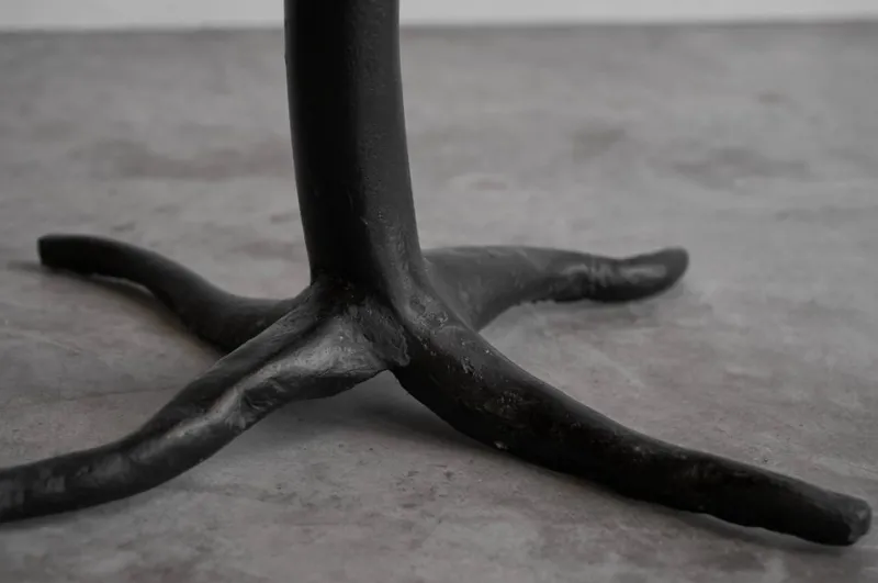 Sale Pamono Large Tree Shaped Candleholder in Hand Forged Steel, 1960s