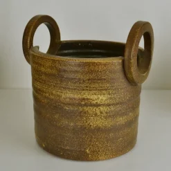 Pamono Large Two-Handled Ceramic Plant Pot from Mobach><noscript><img width=