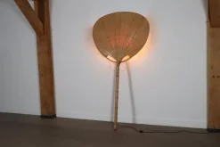 Pamono Large Uchiwa Floor Lamp by Ingo Maurer for M Design, Germany, 1977><noscript><img width=