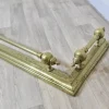 Pamono Large Victorian Brass Fender> Fireplaces And Mantels
