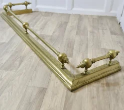 Pamono Large Victorian Brass Fender><noscript><img width=