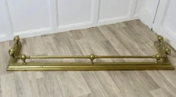 Pamono Large Victorian Brass Fender><noscript><img width=