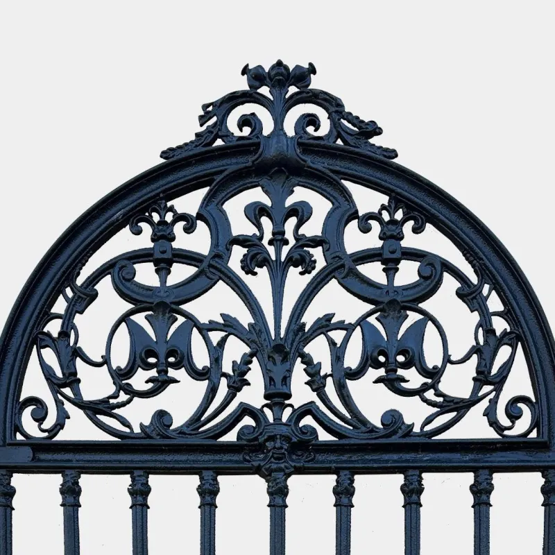 New Pamono Large Victorian Cast Iron Driveway Gates from Yates Haywood & Co, England, 1850, Set of 2