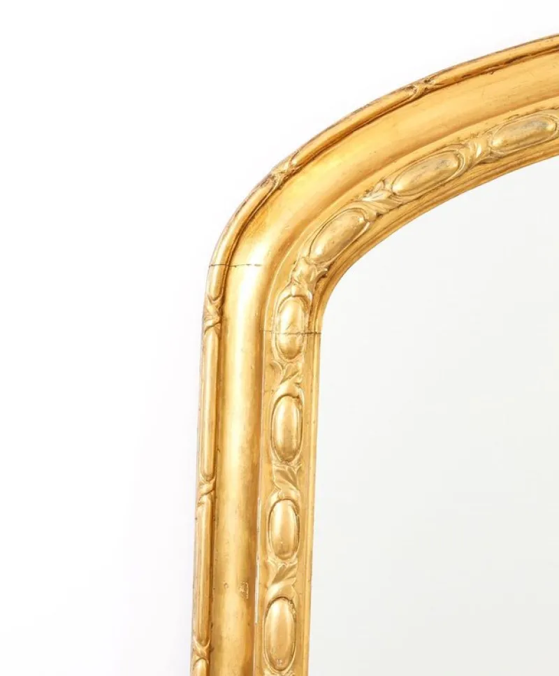 Clearance Pamono Large Victorian Giltwood Wall Mirror, 1860s