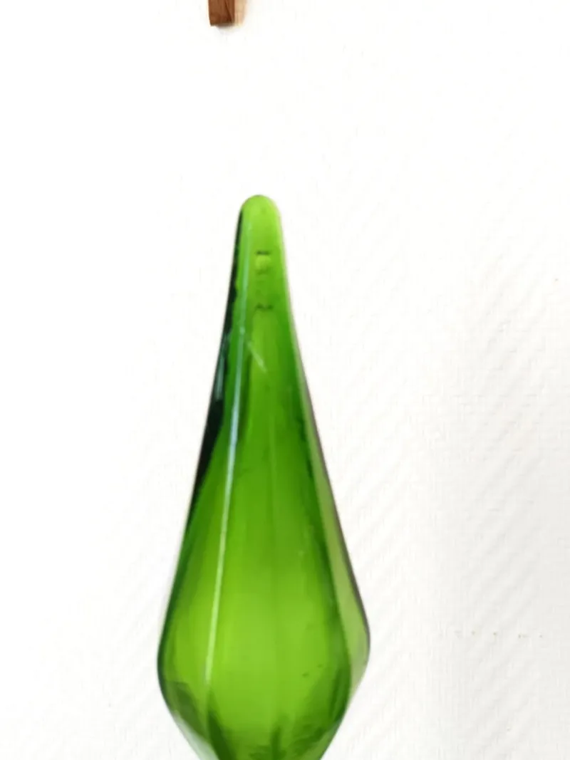 Pamono Large Vinntage Italian Glass Carafe from Empoli, 1970s> Bottles, Carafes & Jugs