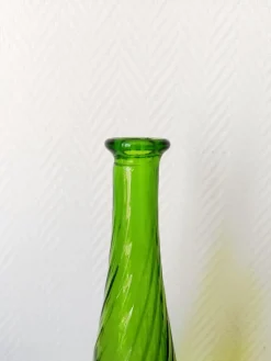 Pamono Large Vinntage Italian Glass Carafe from Empoli, 1970s><noscript><img width=