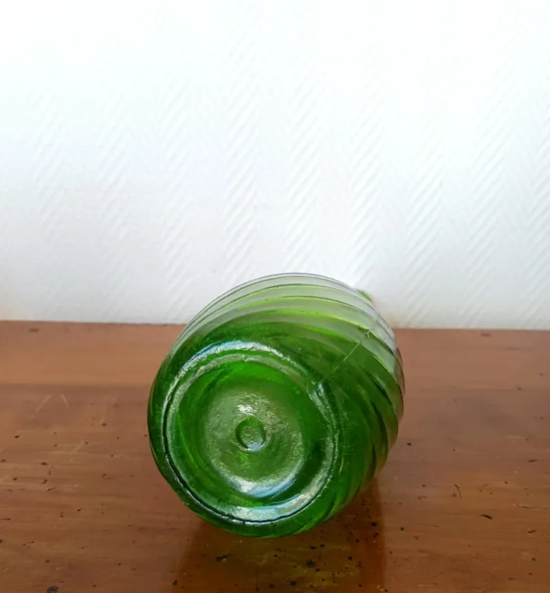 Pamono Large Vinntage Italian Glass Carafe from Empoli, 1970s> Bottles, Carafes & Jugs