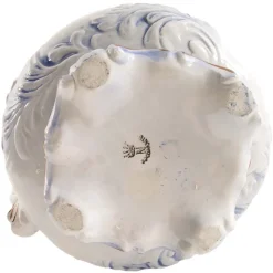 Best Pamono Large Vintage Baroque Style Italian Porcelain Pitcher, 1930s