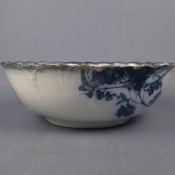 Pamono Large Vintage Blue Grape Vine Porcelain Bowl, 1920s><noscript><img width=