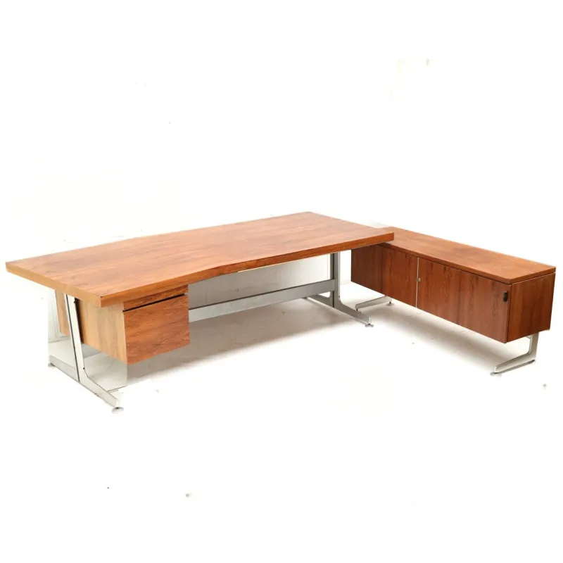 Pamono Large Vintage Corner Desk by Voko, 1960s> Desks