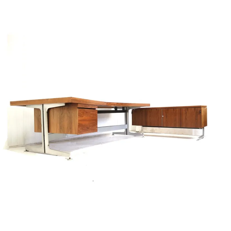 Pamono Large Vintage Corner Desk by Voko, 1960s> Desks