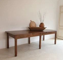 Pamono Large Vintage Dining Table, 1920s