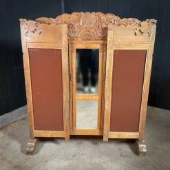 Pamono Large Vintage Eastern Room Divider with Mirrors> Room Dividers & Screens