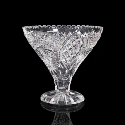 Pamono Large Vintage English Fruit Bowl in Crystal and Cut Glass, 1950><noscript><img width=