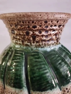 Pamono Large Vintage Fat Lava Vase, West Germany, 1970s><noscript><img width=