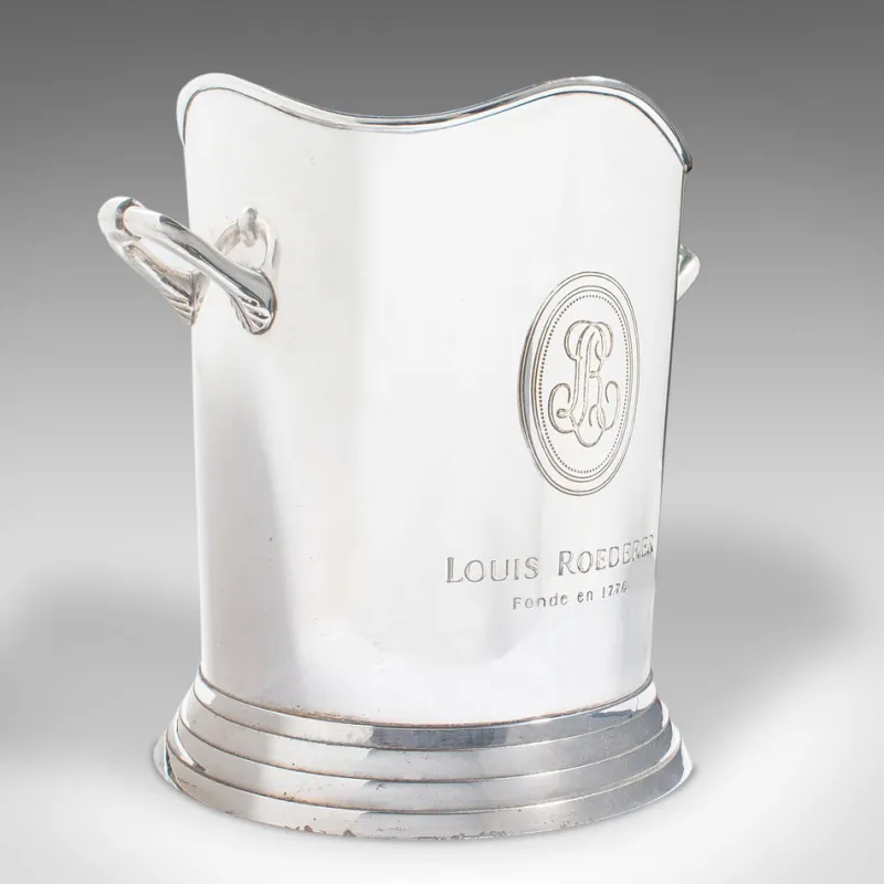 Pamono Large Vintage French Champagne Ice Bucket, 1970s> Ice Buckets & Wine Coolers
