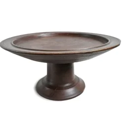 Pamono Large Vintage Java Pedestal Tray, 1970s