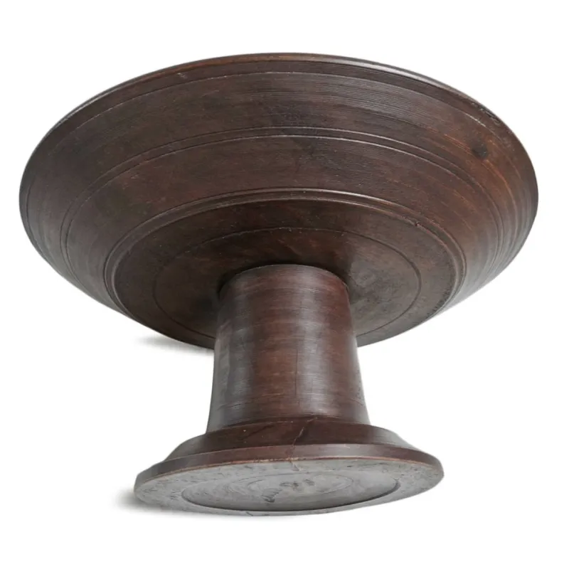 Pamono Large Vintage Java Pedestal Tray, 1970s