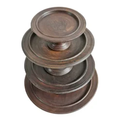 Pamono Large Vintage Java Pedestal Tray, 1970s
