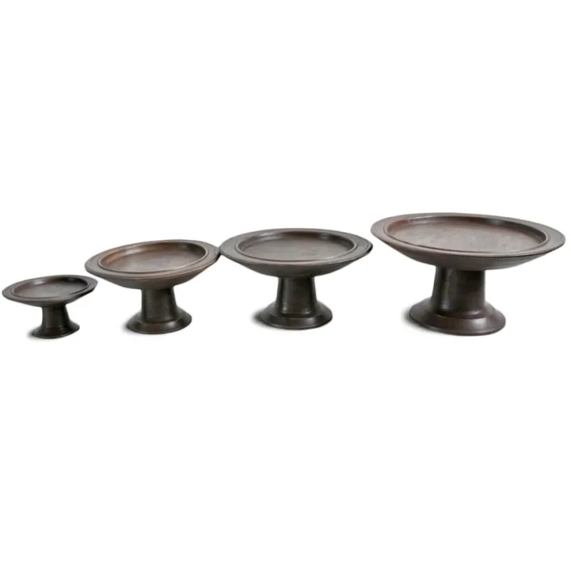 Pamono Large Vintage Java Pedestal Tray, 1970s