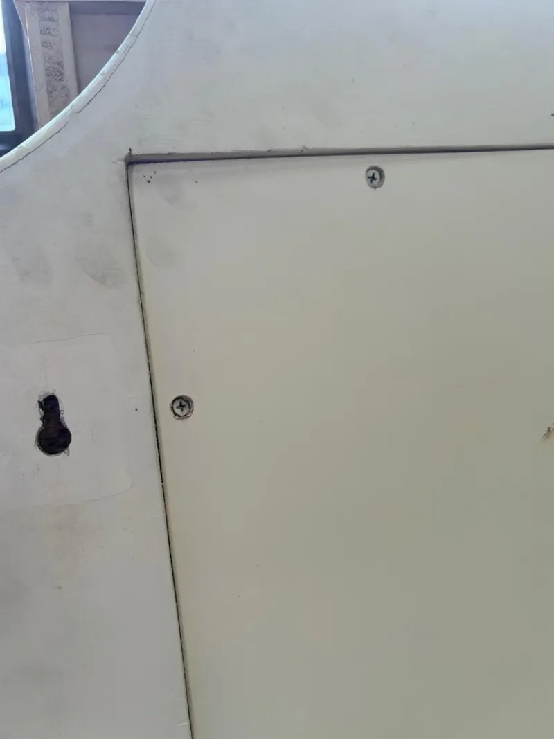Clearance Pamono Large Vintage Mirror in White Marble from Maison Fournier, 1970s