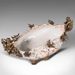 Pamono Large Vintage Neoclassical Ceramic Serving Dish, 1980s