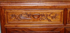 Pamono Large Vintage Oriental Chinese Carved Bookcase Display Cabinet with Lights><noscript><img width=