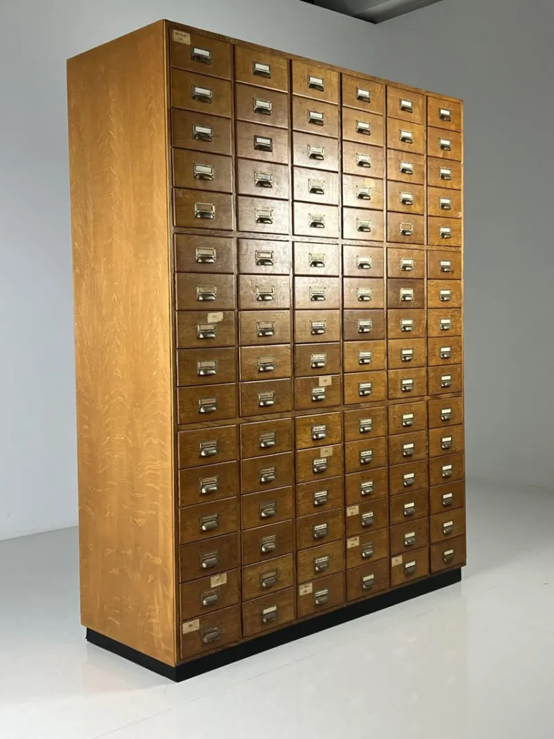 Pamono Large Vintage Pharmacy Chest of Drawers, 1960s> Dressers, Commodes & Chests