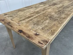 Pamono Large Vintage Pine Table, 1940s><noscript><img width=