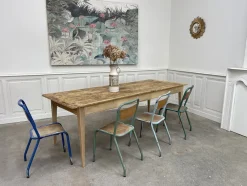 Pamono Large Vintage Pine Table, 1940s><noscript><img width=