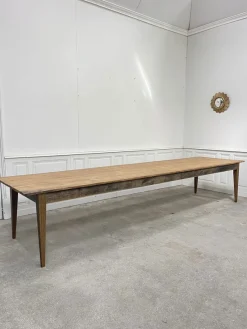 Online Pamono Large Vintage Table with Honey Patina, 1940s